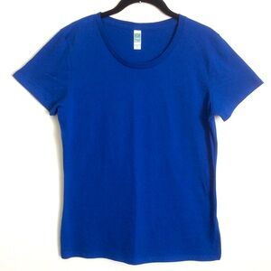 Royal Apparel Royal Blue 100% Organic Cotton Tee Sz M